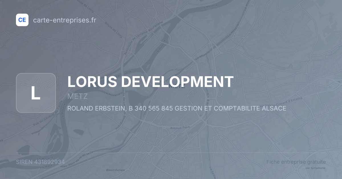 LORUS DEVELOPMENT — 431892934 — fiche entreprise