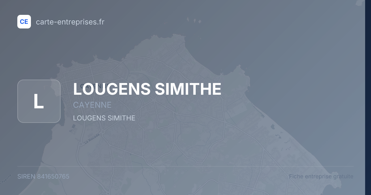 LOUGENS SIMITHE — 841650765 — fiche entreprise