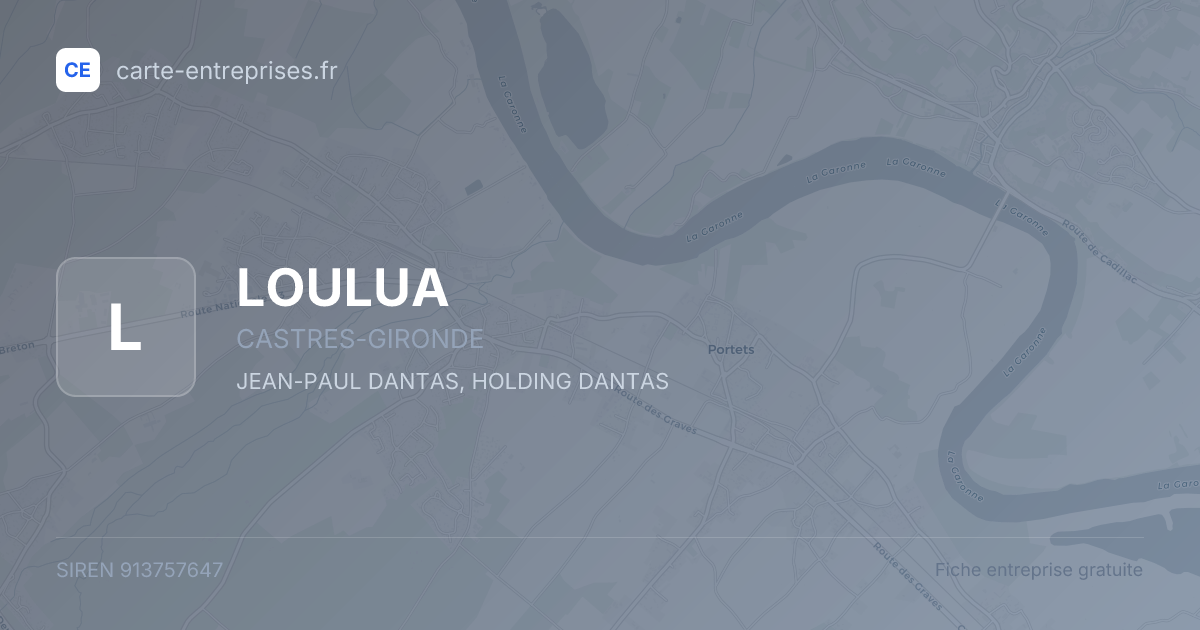 LOULUA — 913757647 — fiche entreprise
