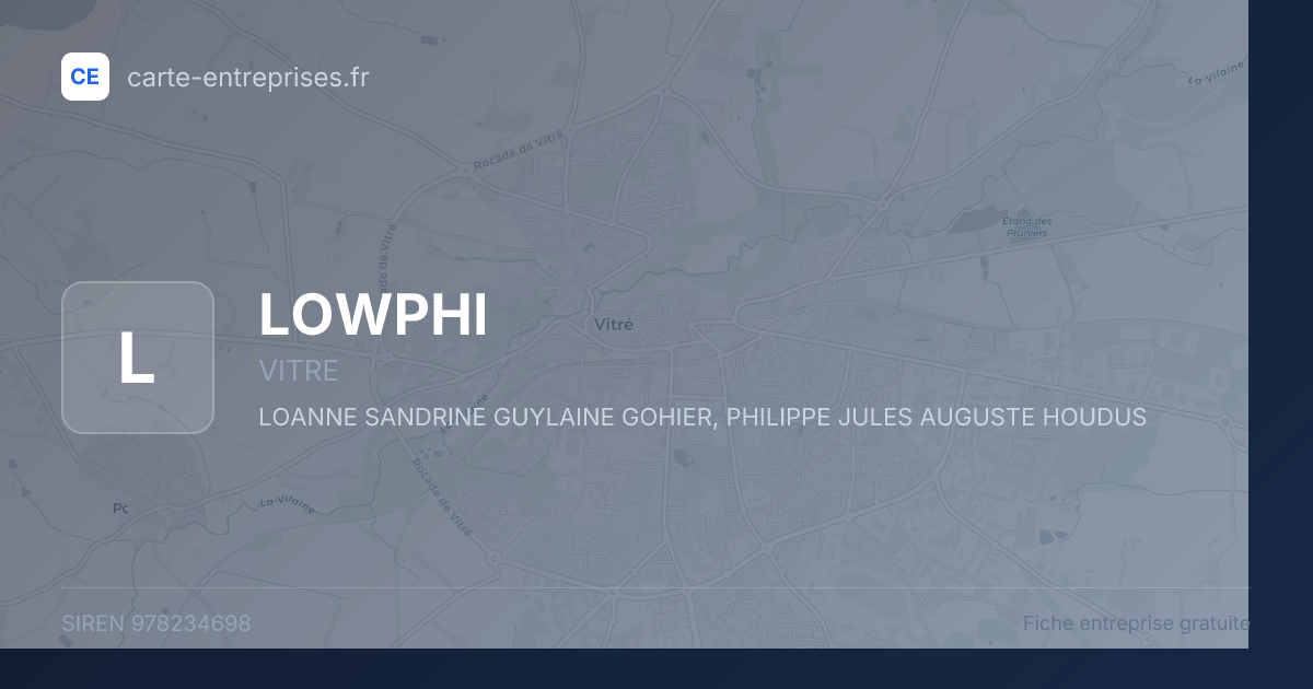LOWPHI — 978234698 — fiche entreprise