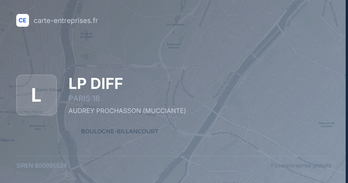 LP DIFF — 800995524 — fiche entreprise