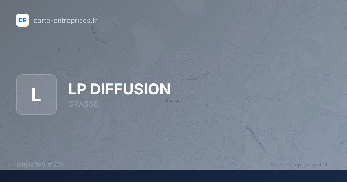 LP DIFFUSION — 389191776 — fiche entreprise