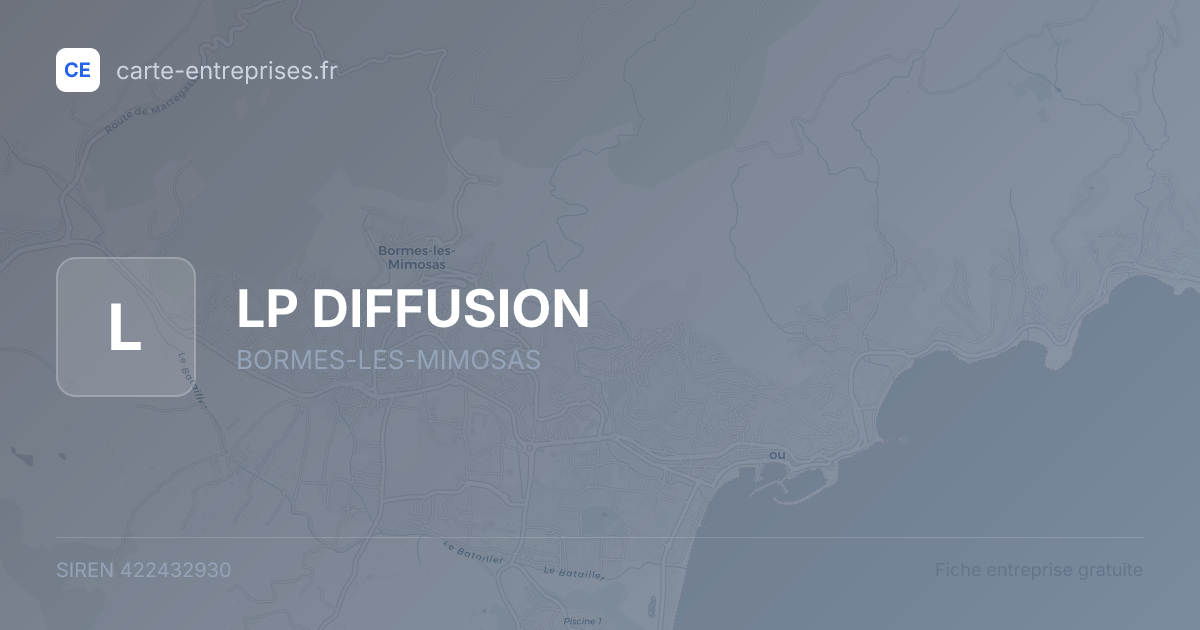 LP DIFFUSION — 422432930 — fiche entreprise