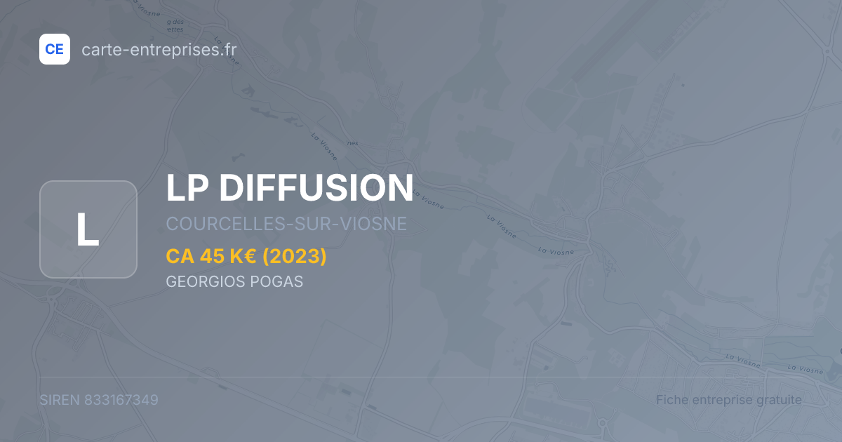 LP DIFFUSION — 833167349 — fiche entreprise