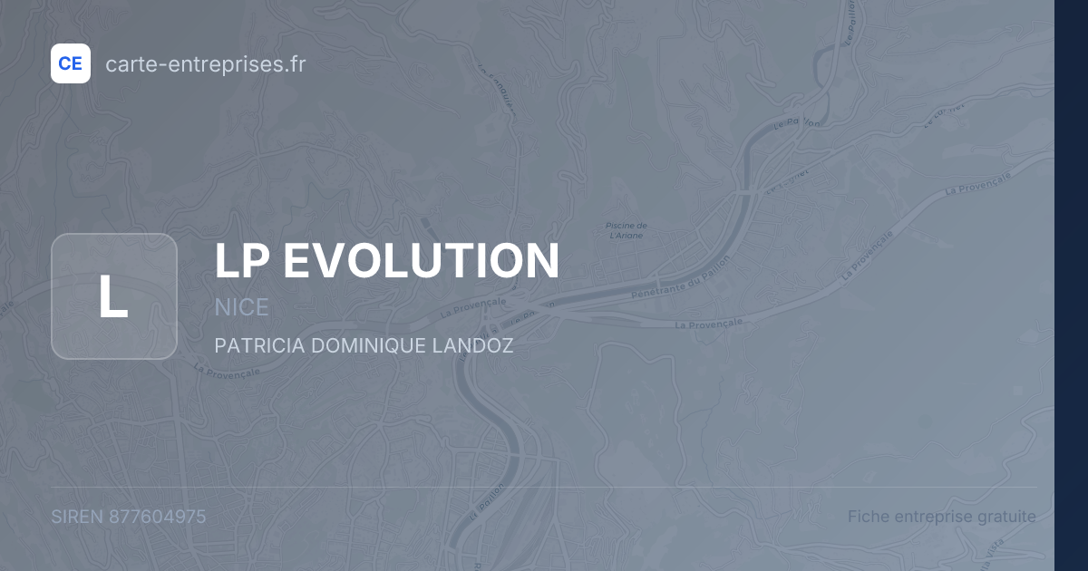 LP EVOLUTION — 877604975 — fiche entreprise
