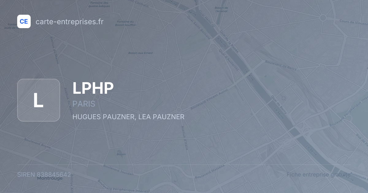 LPHP — 838845642 — fiche entreprise