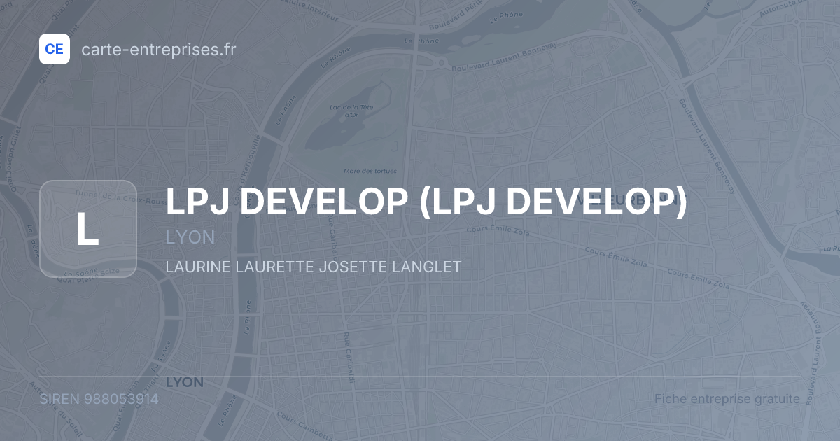 LPJ DEVELOP — 988053914 — fiche entreprise