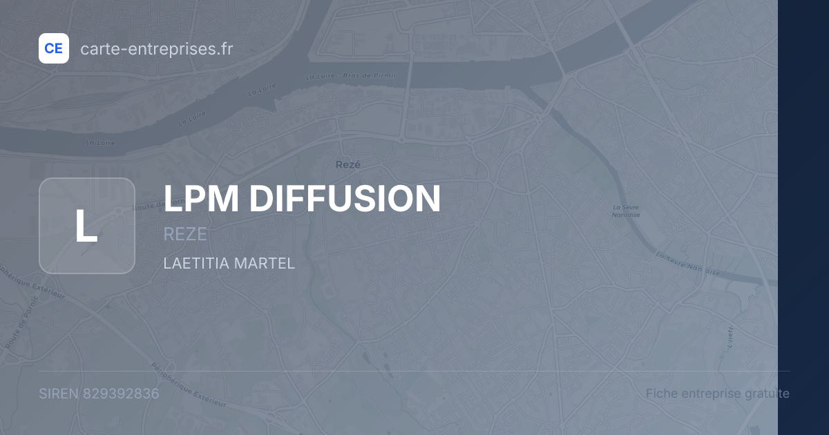 LPM DIFFUSION — 829392836 — fiche entreprise