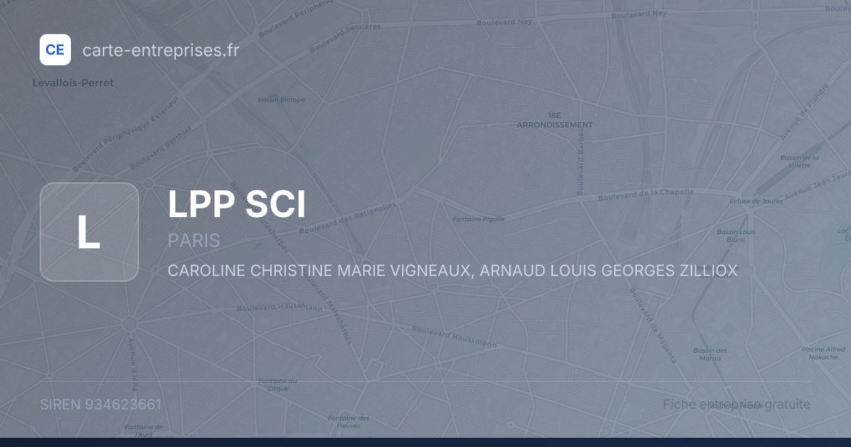 LPP SCI — 934623661 — fiche entreprise