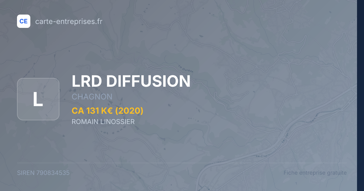 LRD DIFFUSION — 790834535 — fiche entreprise