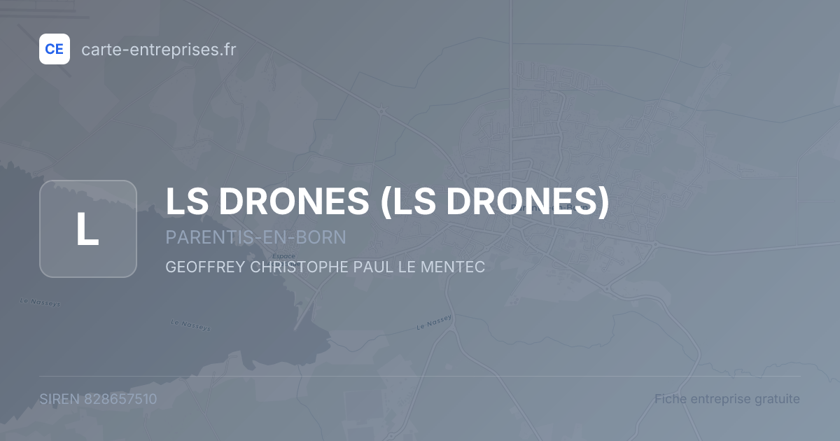 LS DRONES — 828657510 — fiche entreprise