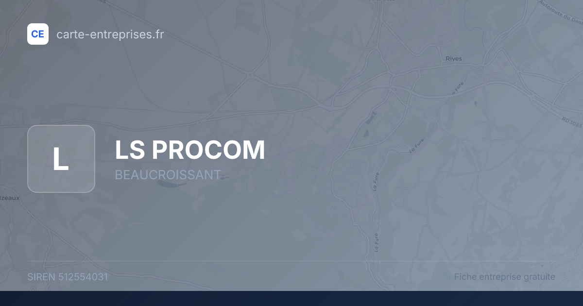 LS PROCOM — 512554031 — fiche entreprise