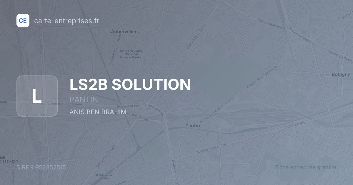 LS2B SOLUTION — 952852515 — fiche entreprise