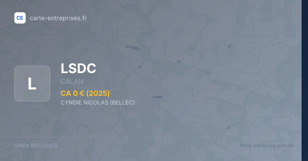 LSDC — 950712455 — fiche entreprise