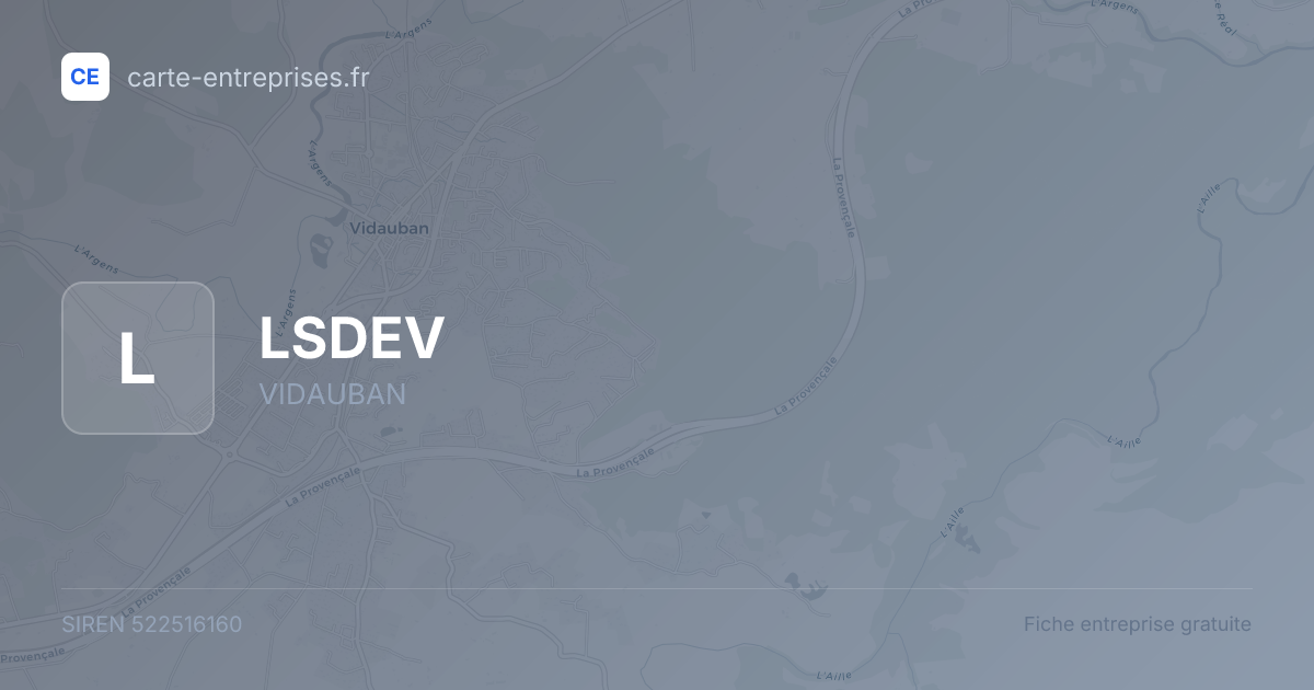 LSDEV — 522516160 — fiche entreprise