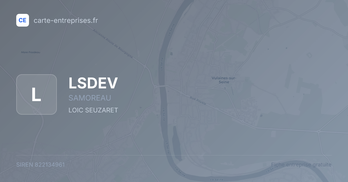 LSDEV — 822134961 — fiche entreprise