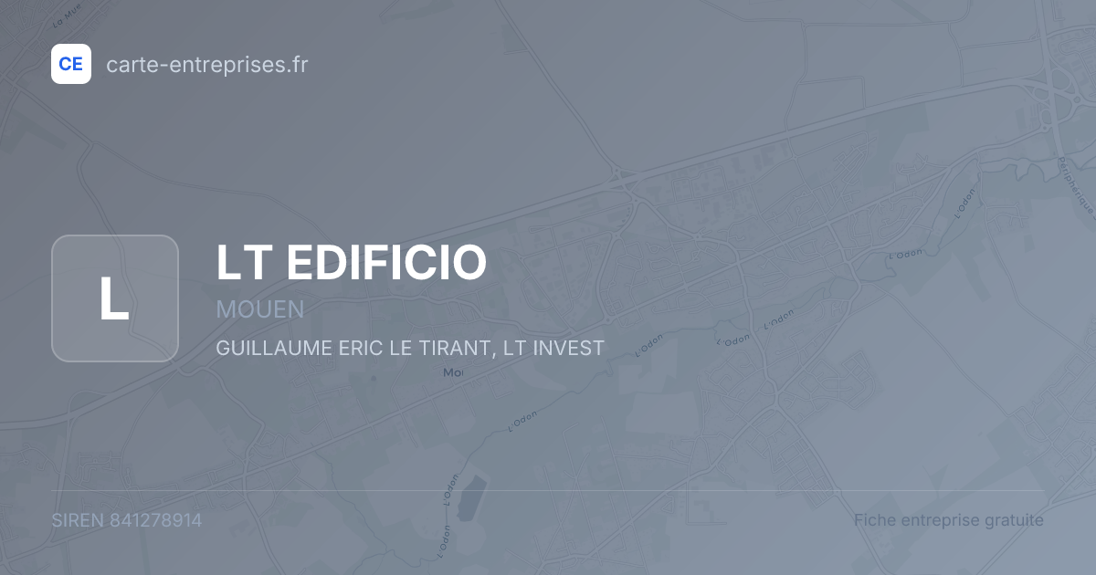 LT EDIFICIO — 841278914 — fiche entreprise