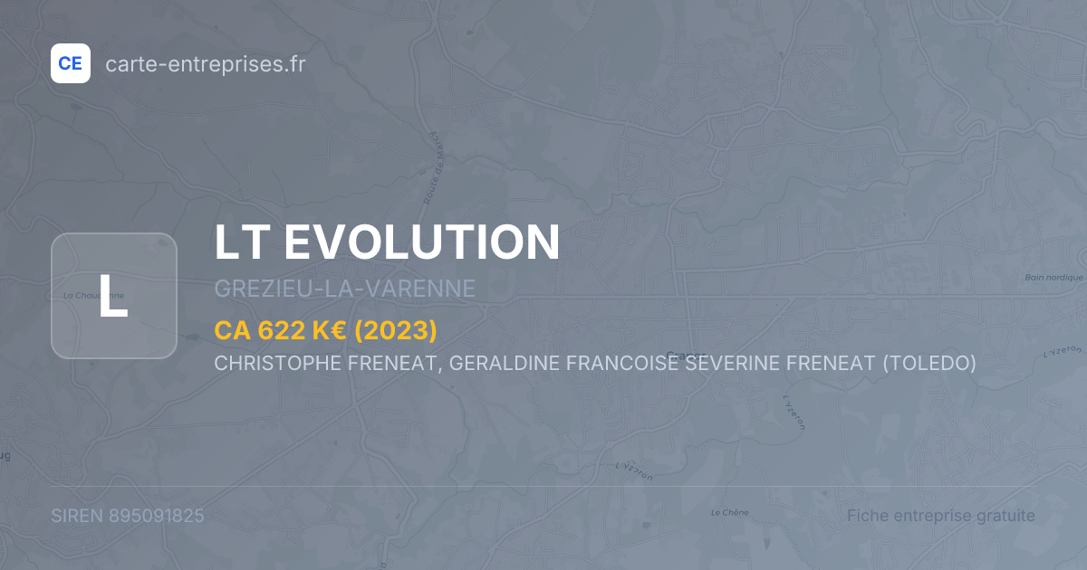 LT EVOLUTION — 895091825 — fiche entreprise