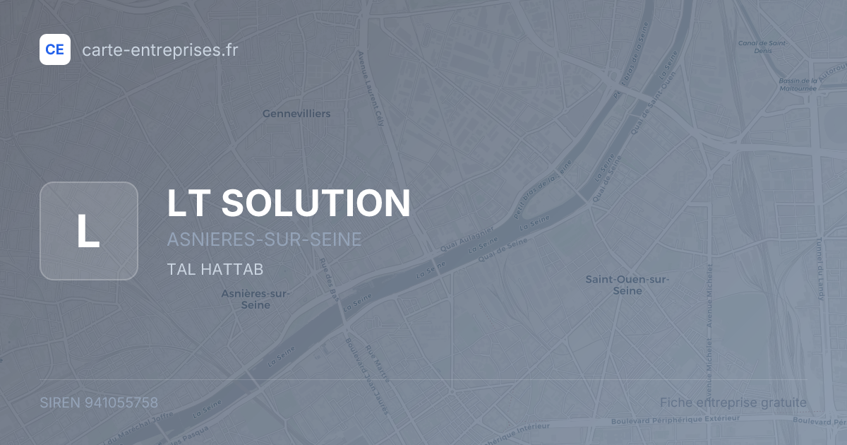 LT SOLUTION — 941055758 — fiche entreprise
