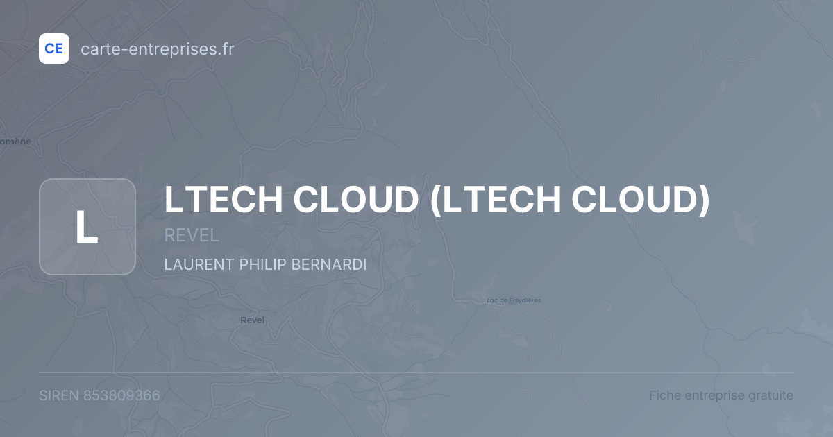 LTECH CLOUD — 853809366 — fiche entreprise