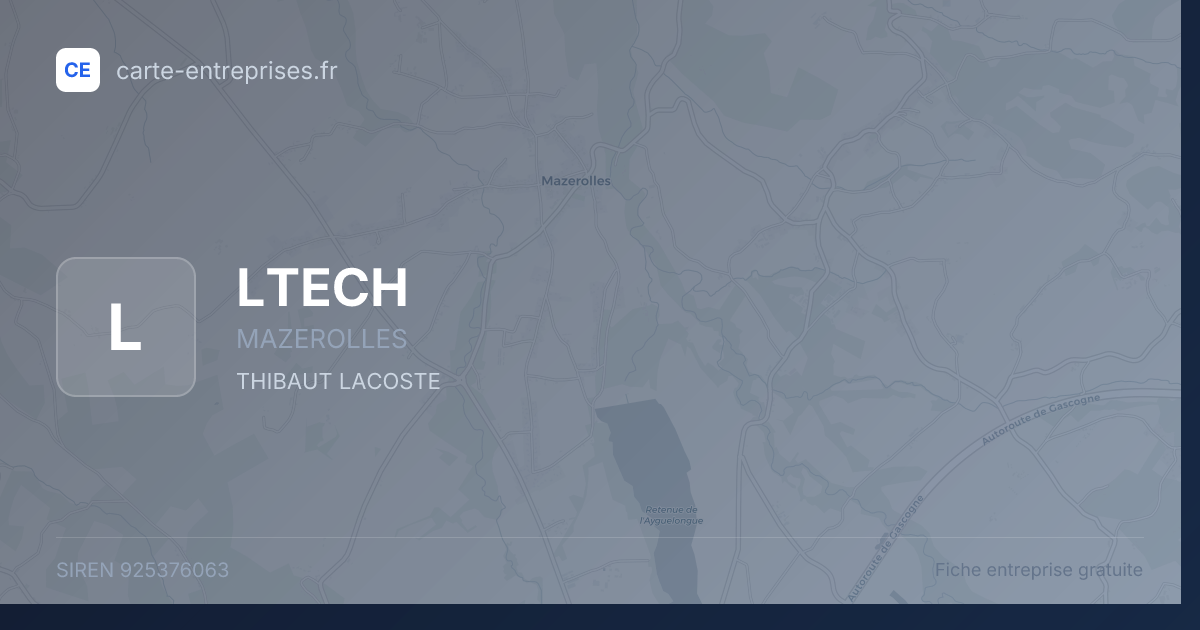 LTECH — 925376063 — fiche entreprise