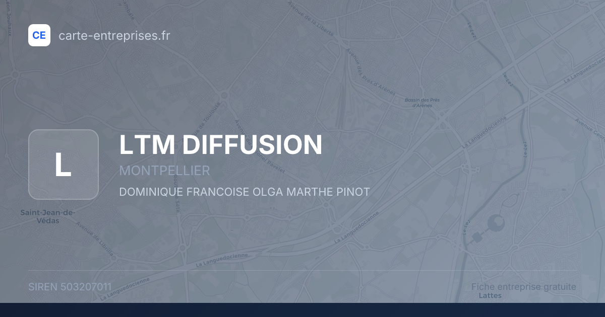LTM DIFFUSION — 503207011 — fiche entreprise