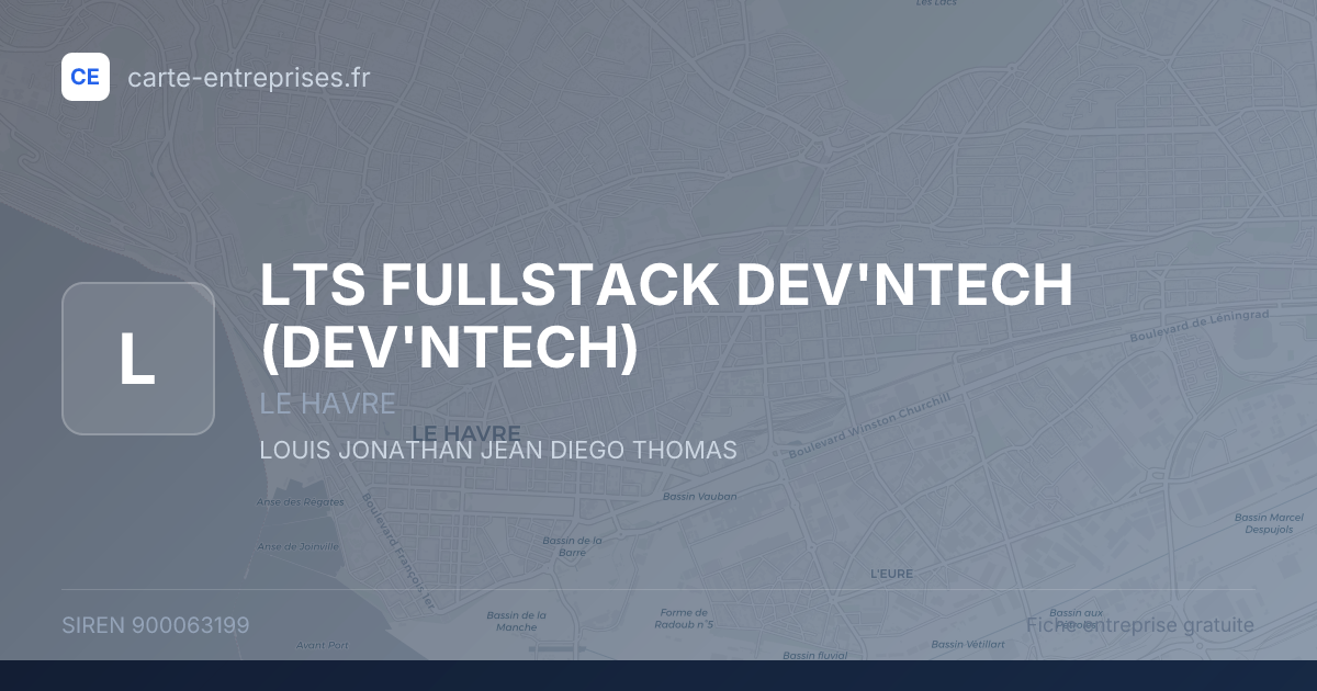 LTS FULLSTACK DEV'NTECH (DEV'NTECH) — 900063199 — fiche entreprise