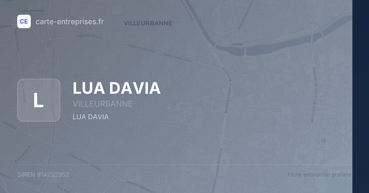 LUA DAVIA — 914252952 — fiche entreprise