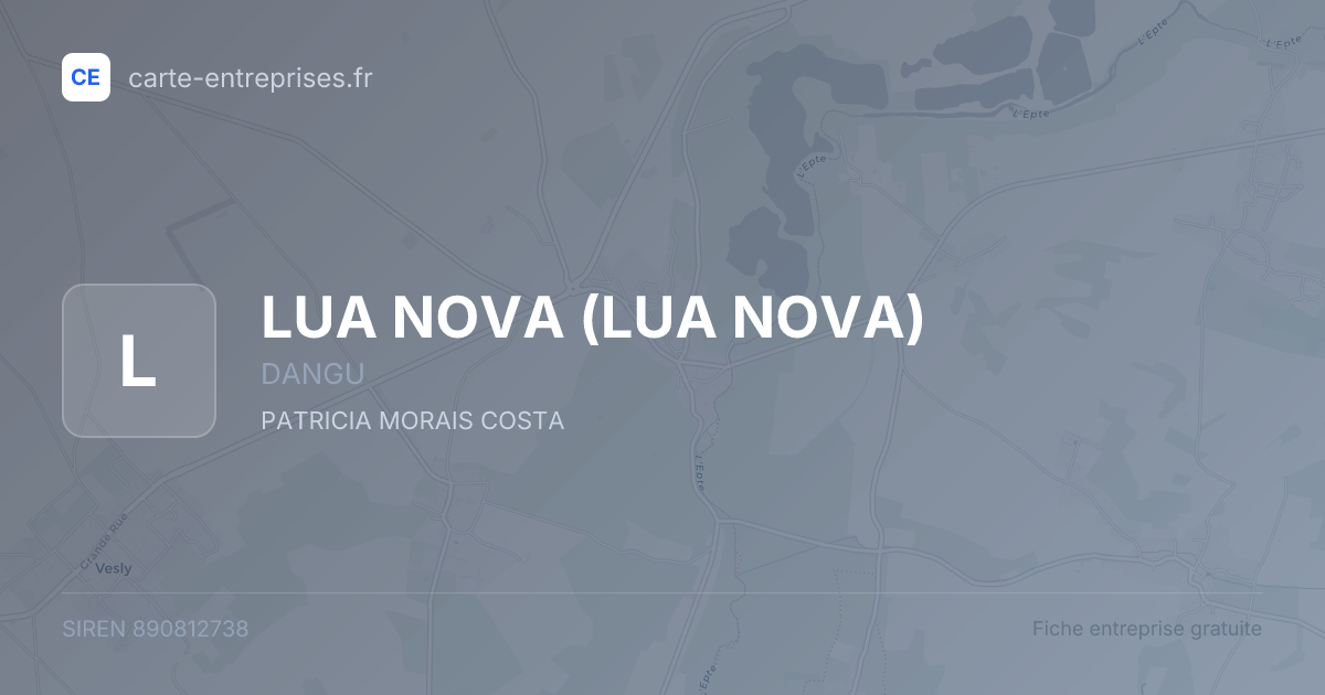 LUA NOVA — 890812738 — fiche entreprise