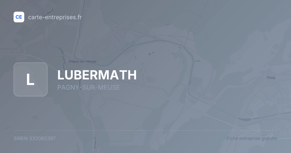 LUBERMATH — 332062397 — fiche entreprise
