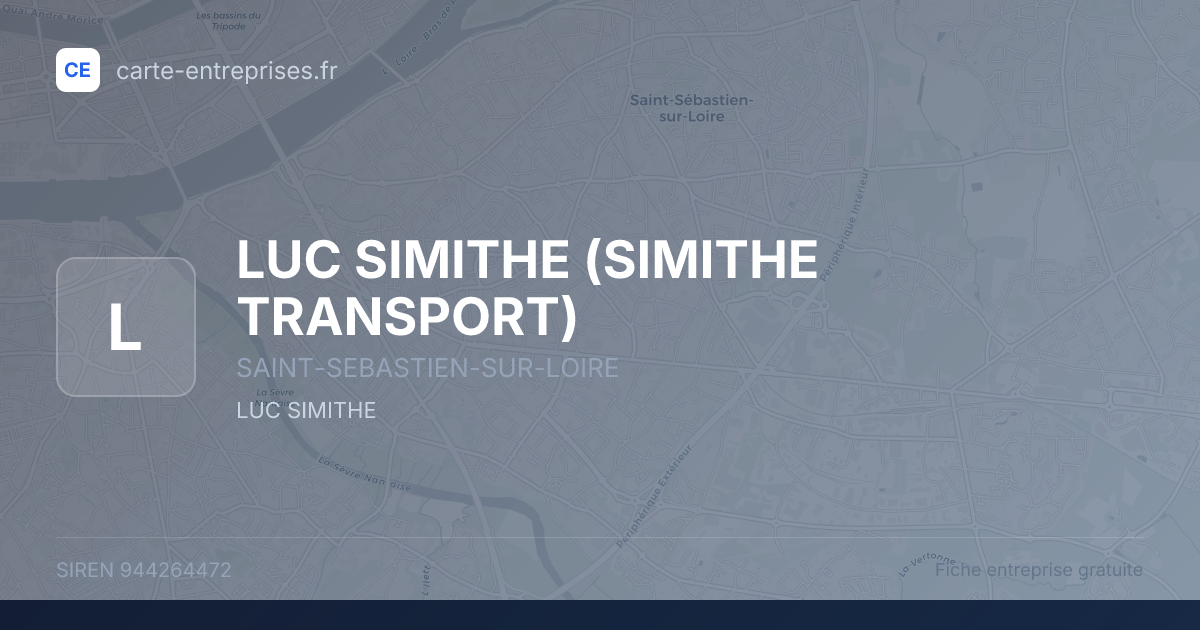 LUC SIMITHE (SIMITHE TRANSPORT) — 944264472 — fiche entreprise