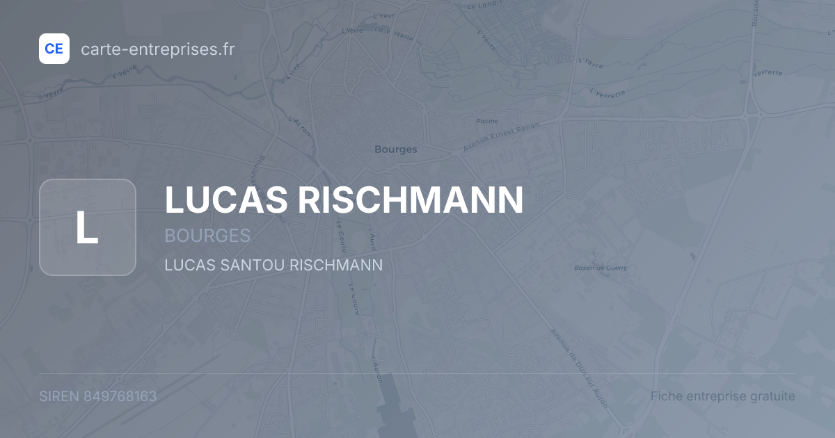 LUCAS RISCHMANN — 849768163 — fiche entreprise