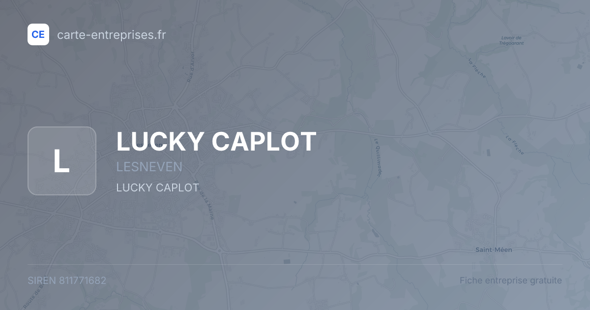 LUCKY CAPLOT — 811771682 — fiche entreprise