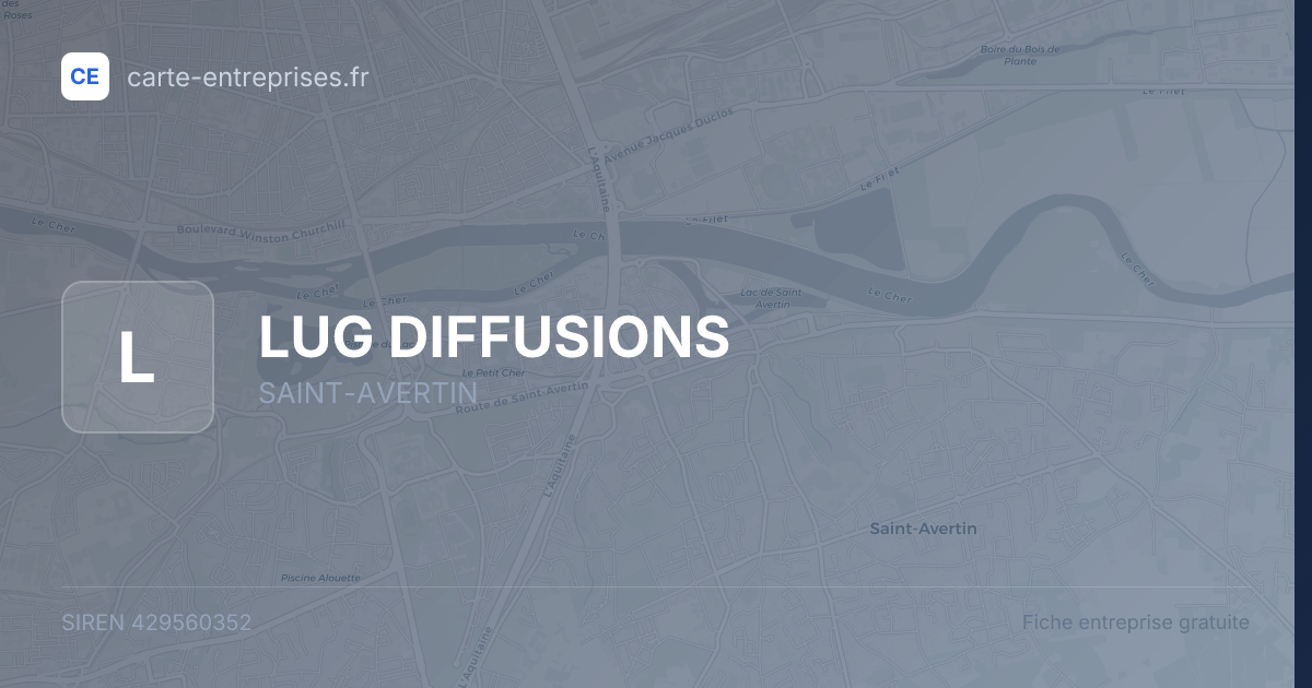 LUG DIFFUSIONS — 429560352 — fiche entreprise