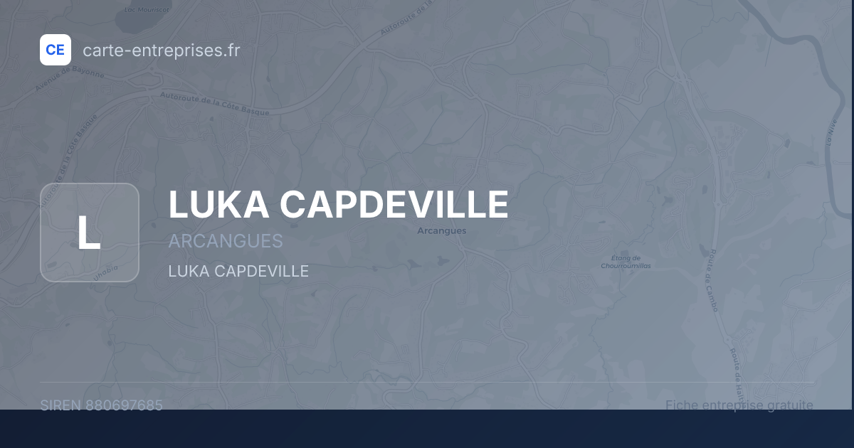 LUKA CAPDEVILLE — 880697685 — fiche entreprise