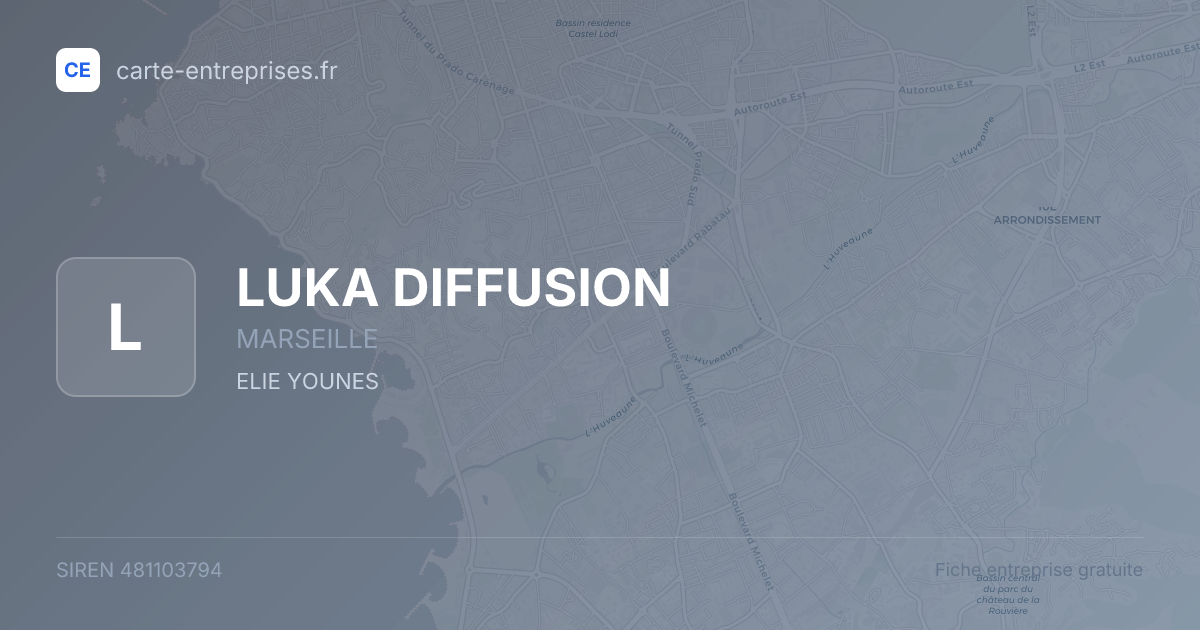 LUKA DIFFUSION — 481103794 — fiche entreprise