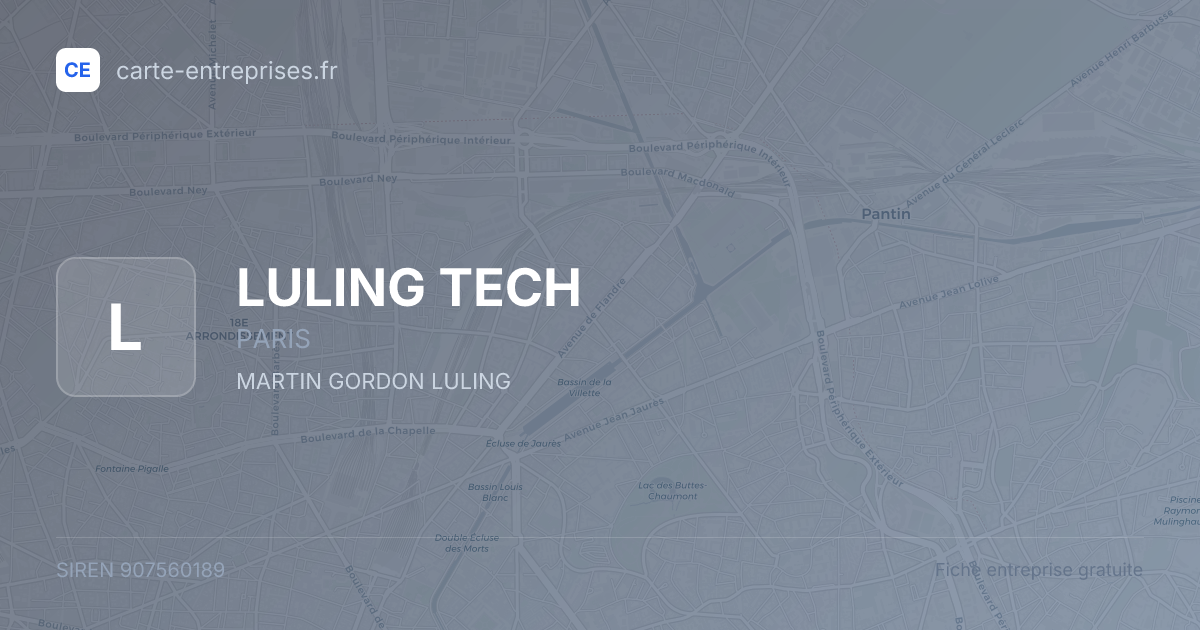 LULING TECH — 907560189 — fiche entreprise