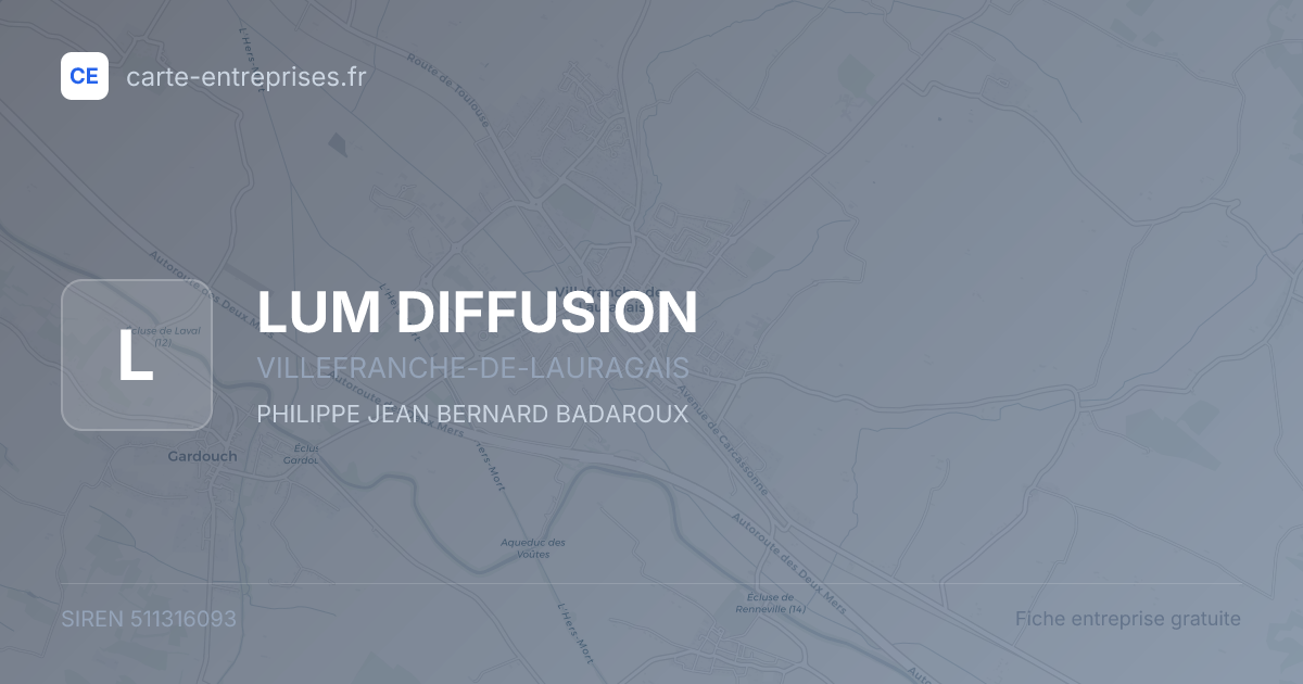 LUM DIFFUSION — 511316093 — fiche entreprise
