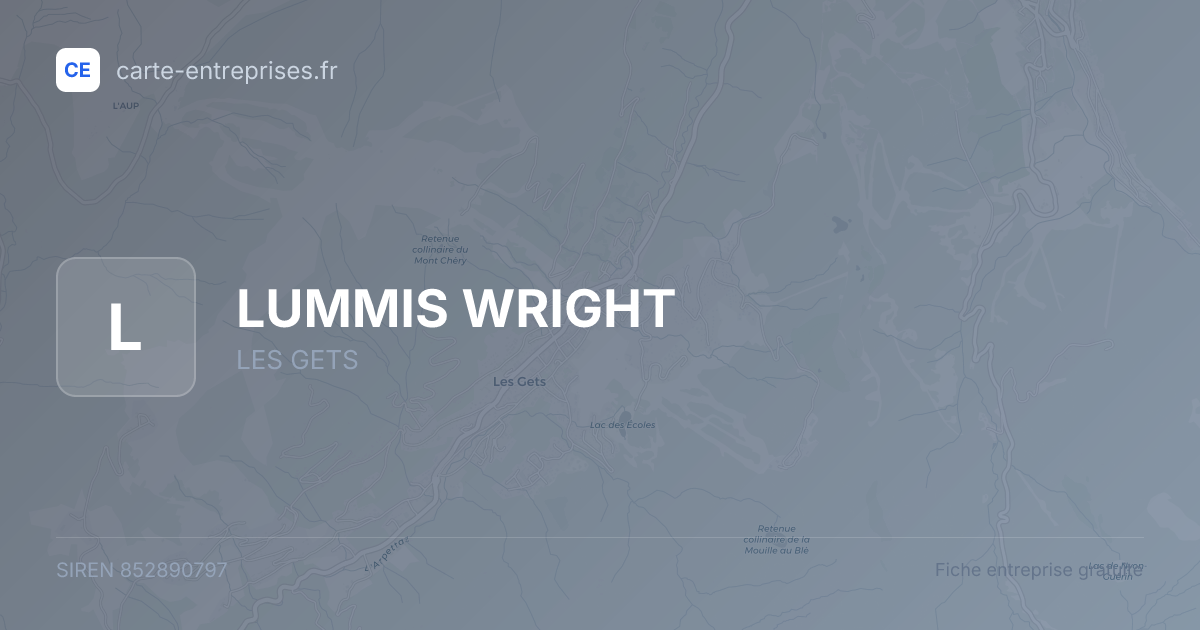 LUMMIS WRIGHT — 852890797 — fiche entreprise