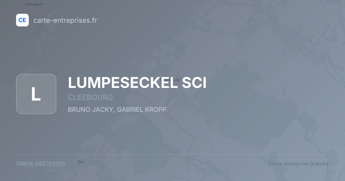 LUMPESECKEL SCI — 488703109 — fiche entreprise