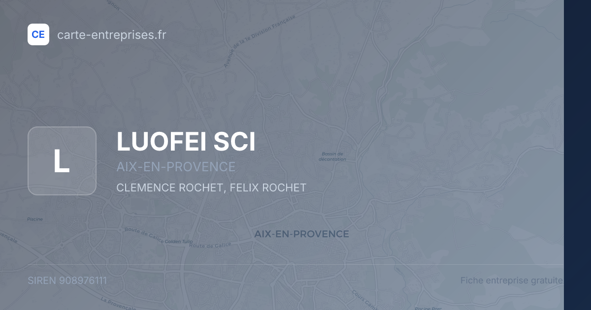 LUOFEI SCI — 908976111 — fiche entreprise