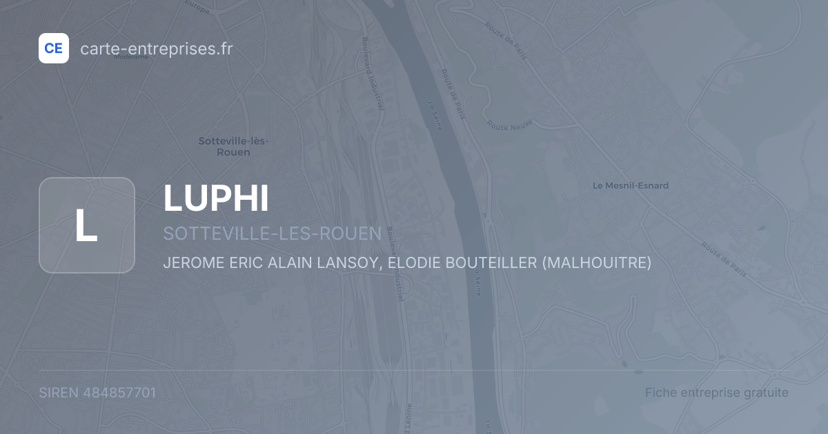 LUPHI — 484857701 — fiche entreprise