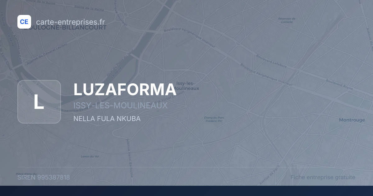 LUZAFORMA — 995387818 — fiche entreprise
