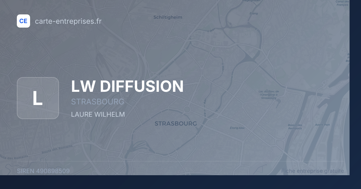 LW DIFFUSION — 490898509 — fiche entreprise