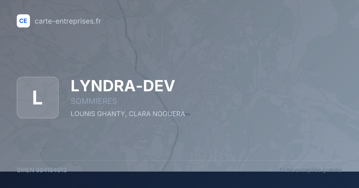 LYNDRA-DEV — 984164913 — fiche entreprise