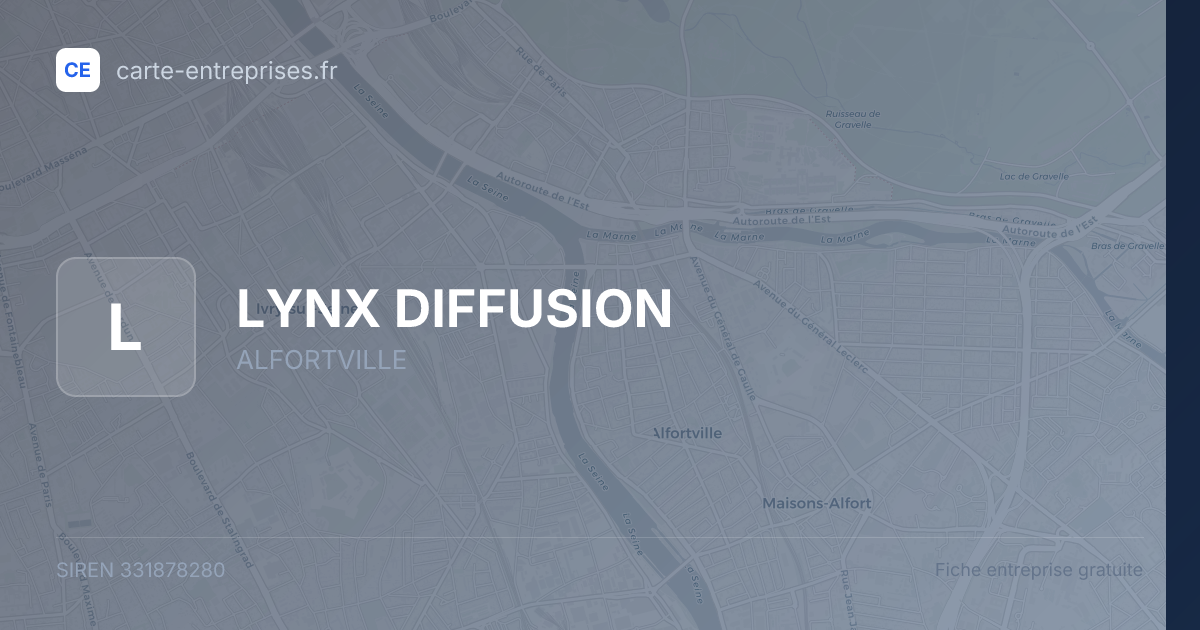 LYNX DIFFUSION — 331878280 — fiche entreprise