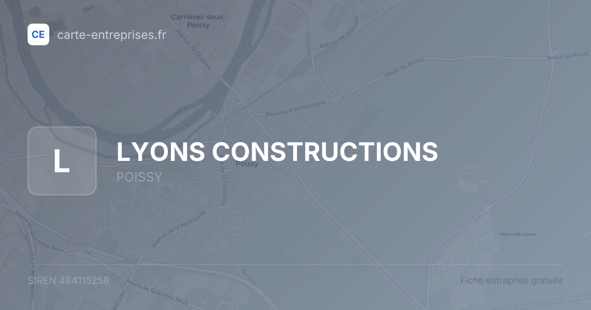 LYONS CONSTRUCTIONS — 484115258 — fiche entreprise