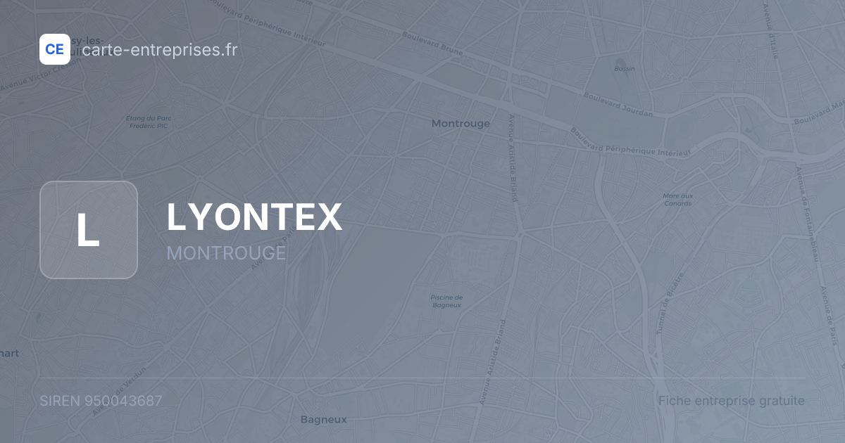 LYONTEX — 950043687 — fiche entreprise