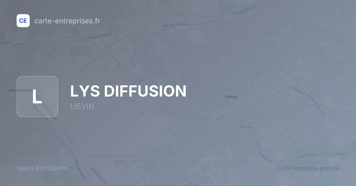 LYS DIFFUSION — 942820895 — fiche entreprise