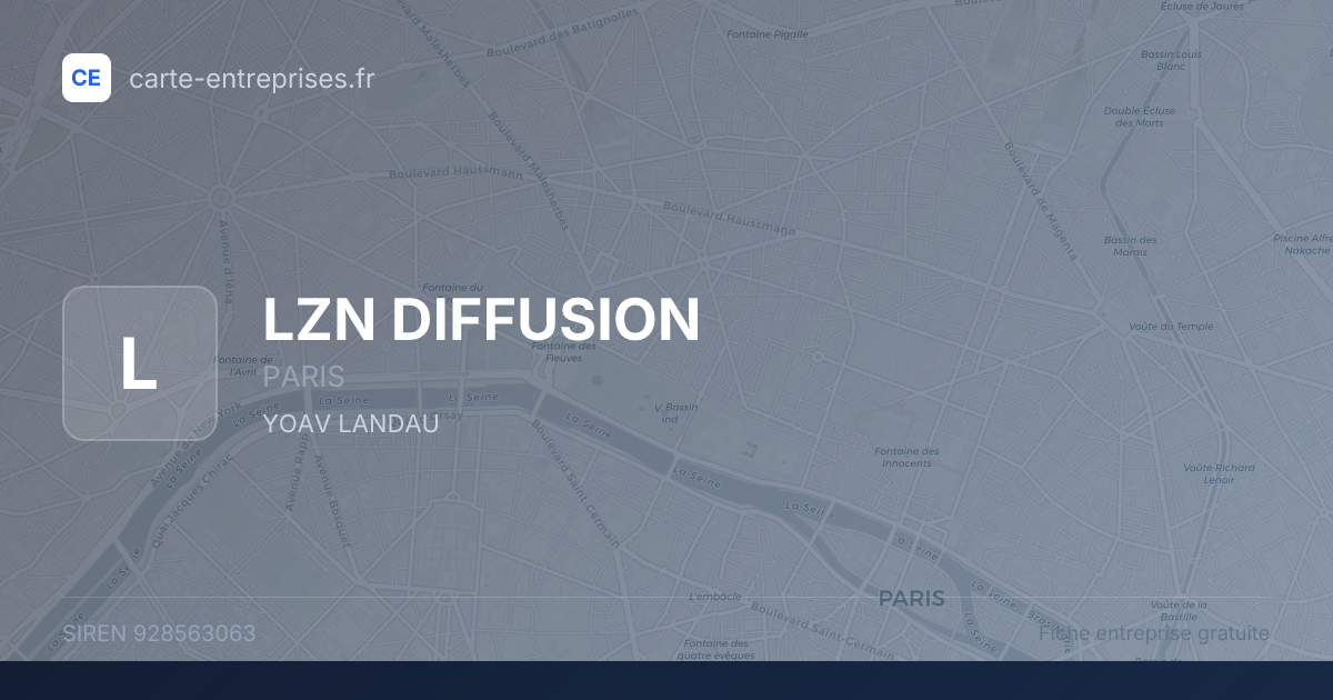 LZN DIFFUSION — 928563063 — fiche entreprise